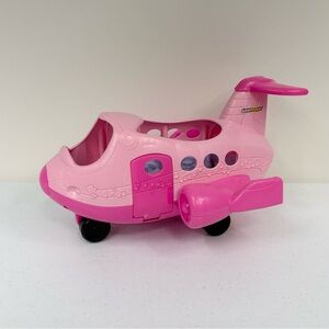 Fisher Price Little People Lil Movers Pink Sing Along Airplane WORKS